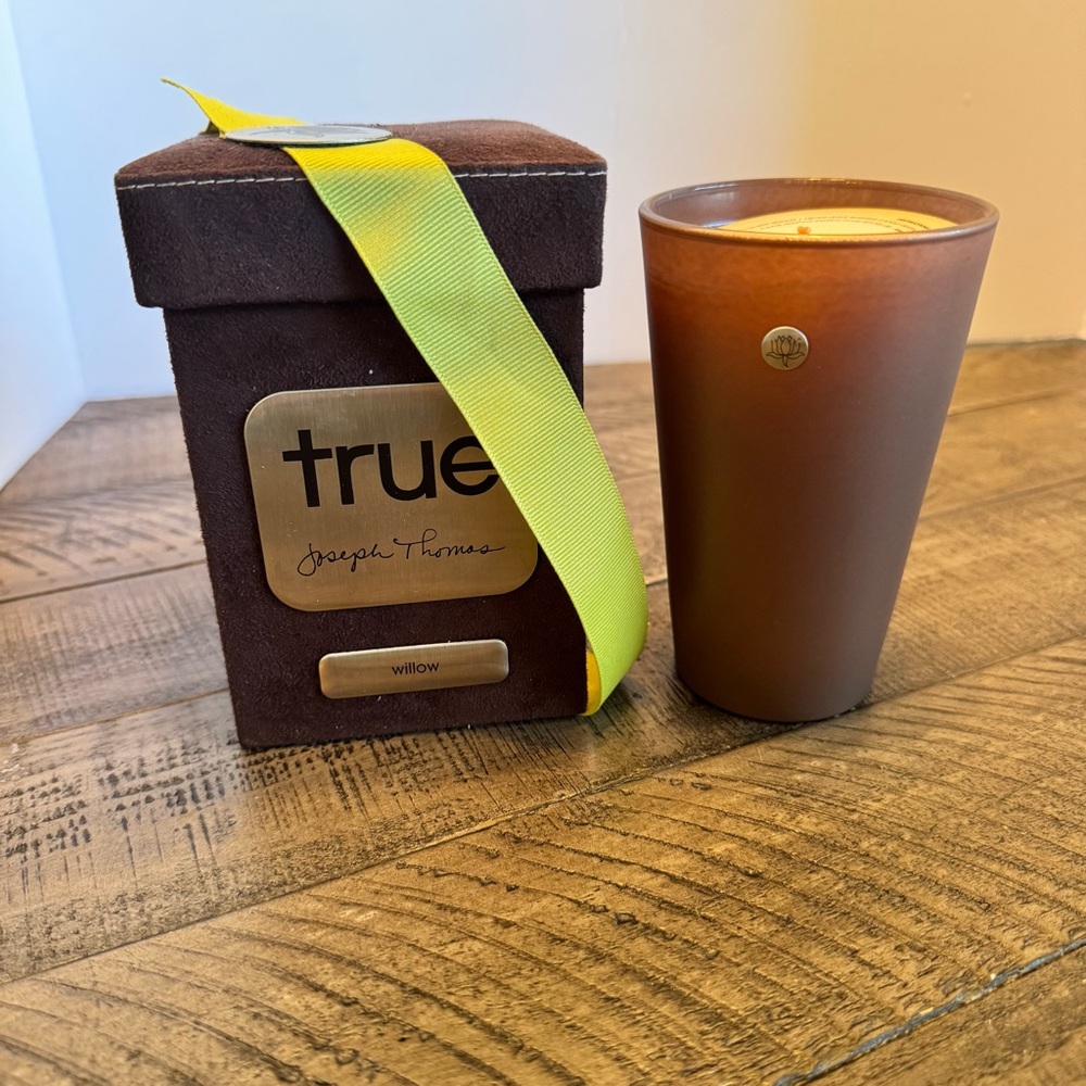 Joseph Thomas‎ True Brown Jar Candle Willow Scented 270g with Gift Box USA
